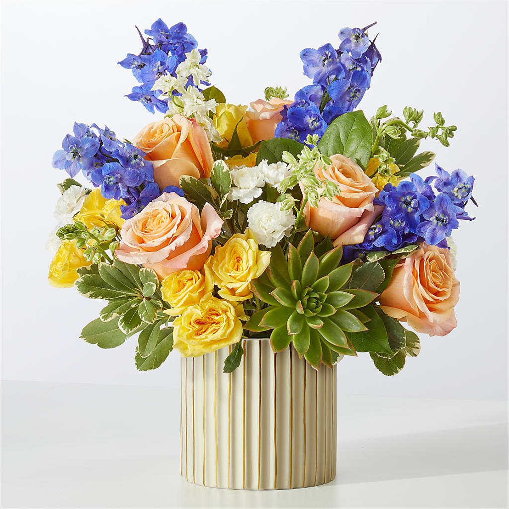 Cobalt Reverie Bouquet – Gilberts Flowers, Fenwick ON