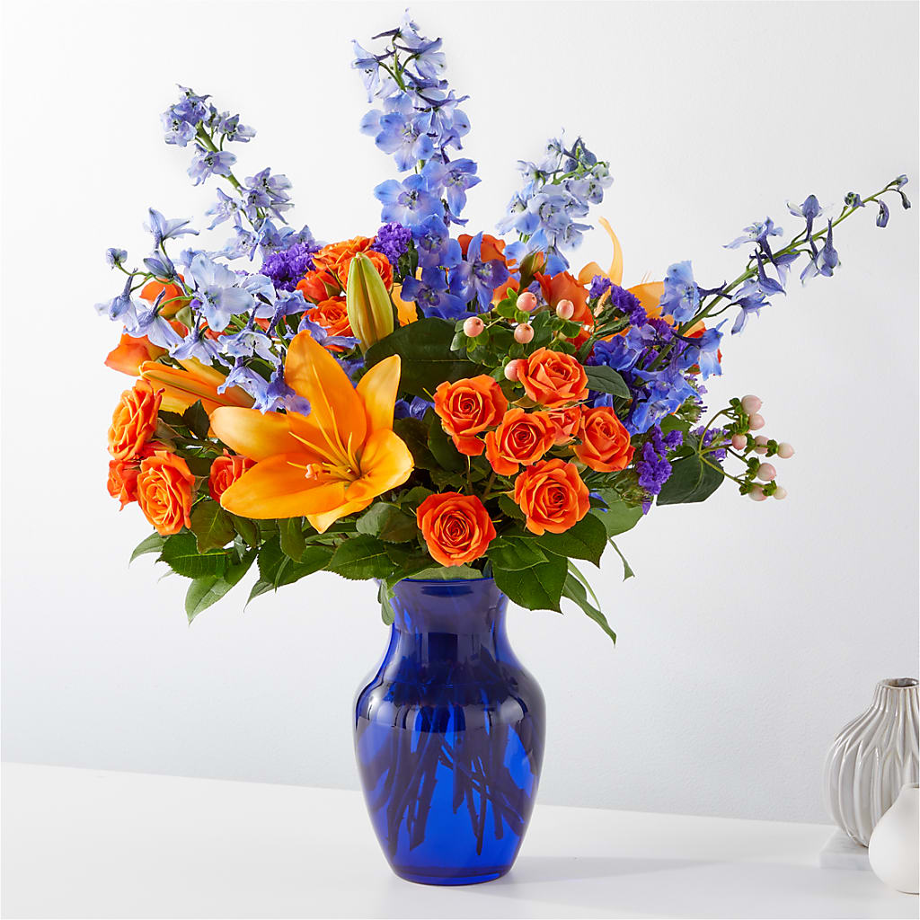 Radiant Citrus Bouquet – Gilberts Flowers, Fenwick ON