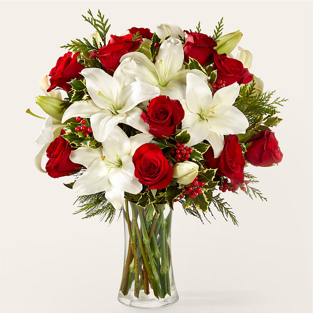 Sparkling Snowflakes Bouquet – Gilberts Flowers, Fenwick ON