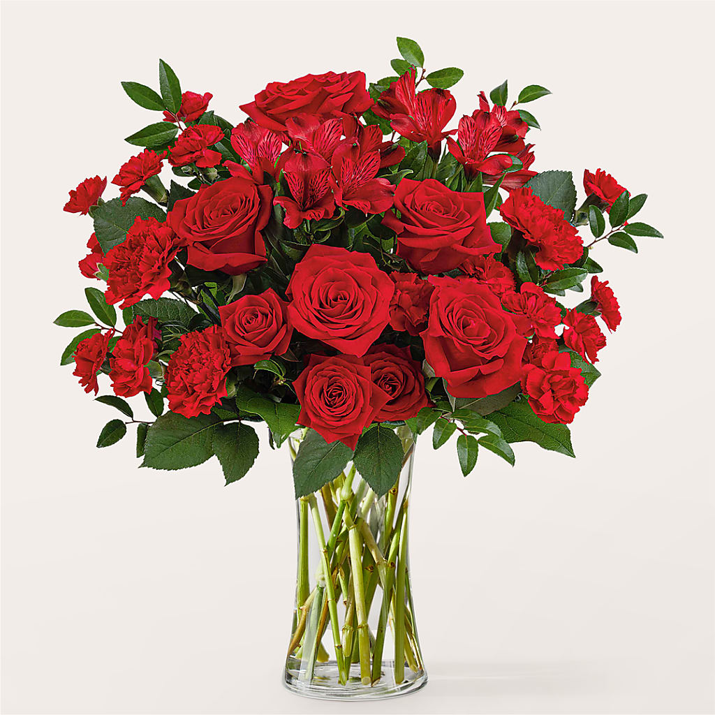 Brilliant Ruby Bouquet – Gilberts Flowers, Fenwick ON