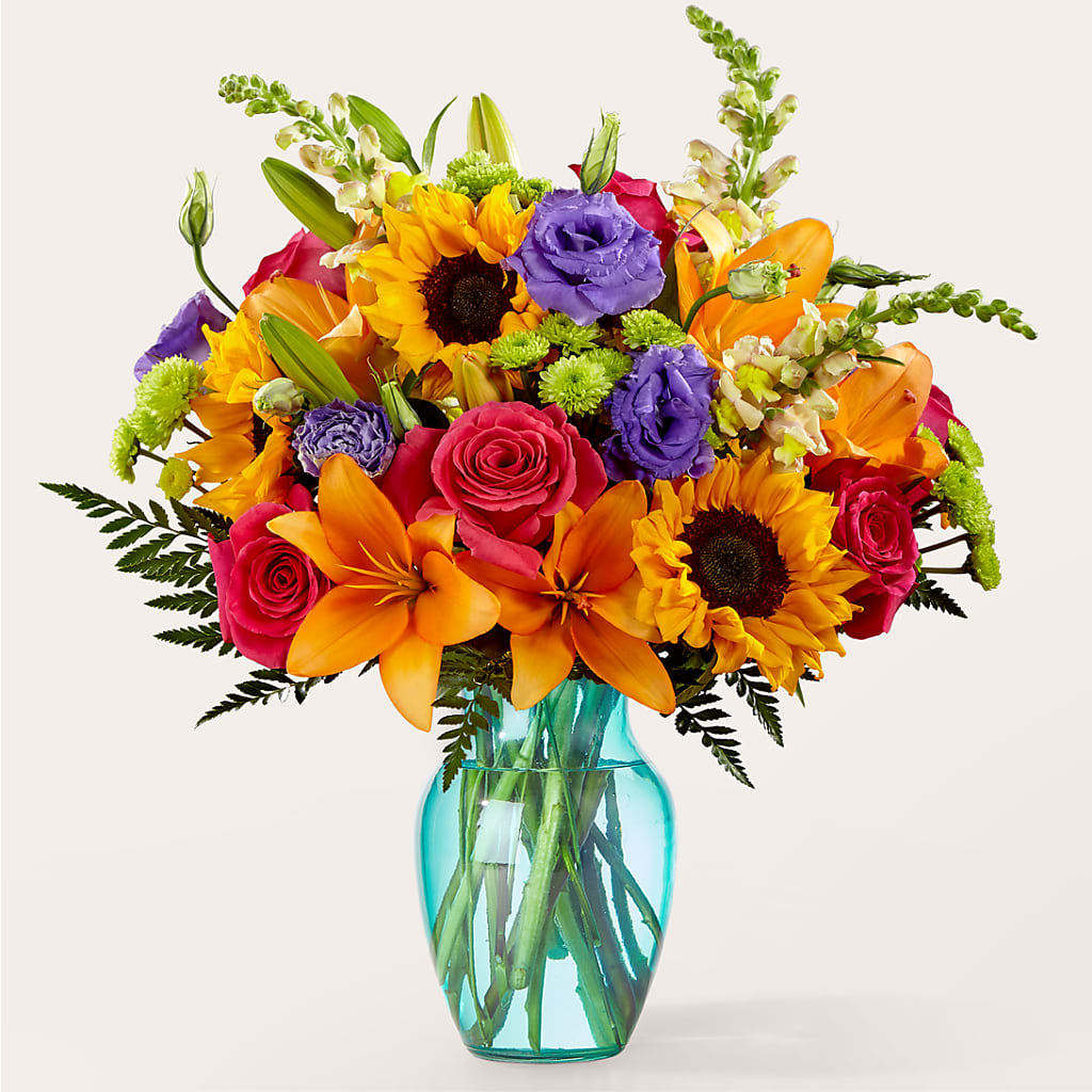 Double Rainbow Bouquet – Gilberts Flowers, Fenwick ON