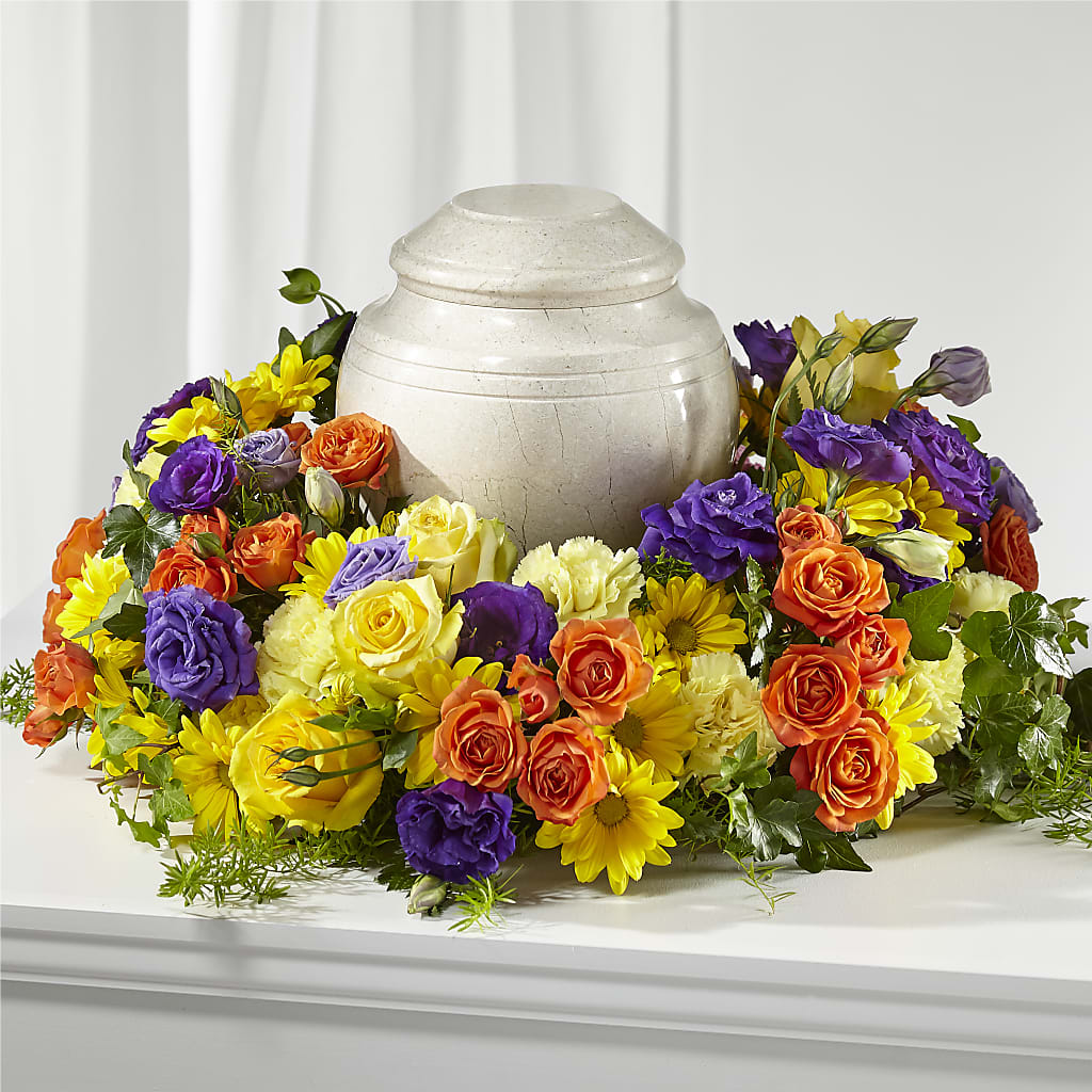 Blossoms of Remembrance Cremation Adornment – Gilberts Flowers, Fenwick ON