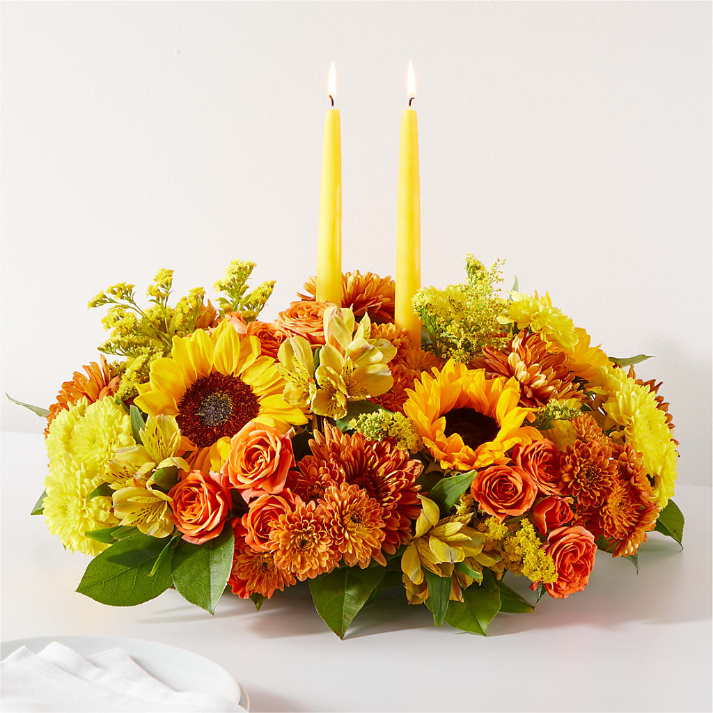 Autumn Harmony Centerpiece – Gilberts Flowers, Fenwick ON