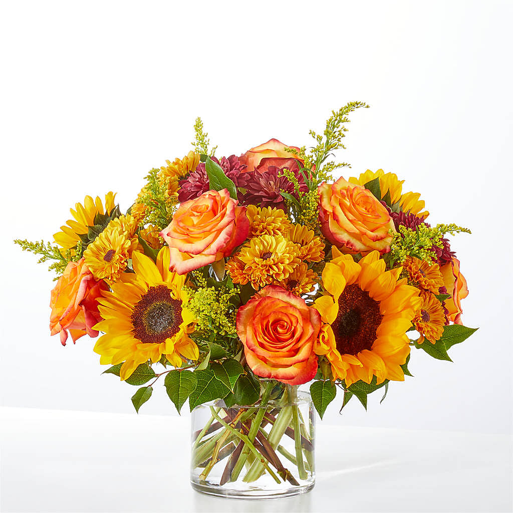 Flannel Scarf Bouquet – Gilberts Flowers, Fenwick ON