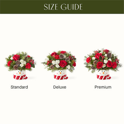 Jolly Snowman Bouquet –  Gilberts Flowers, Fenwick ON