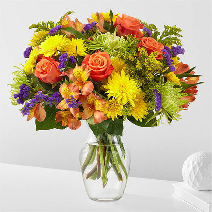 Marmalade Skies Bouquet –  Gilberts Flowers, Fenwick ON