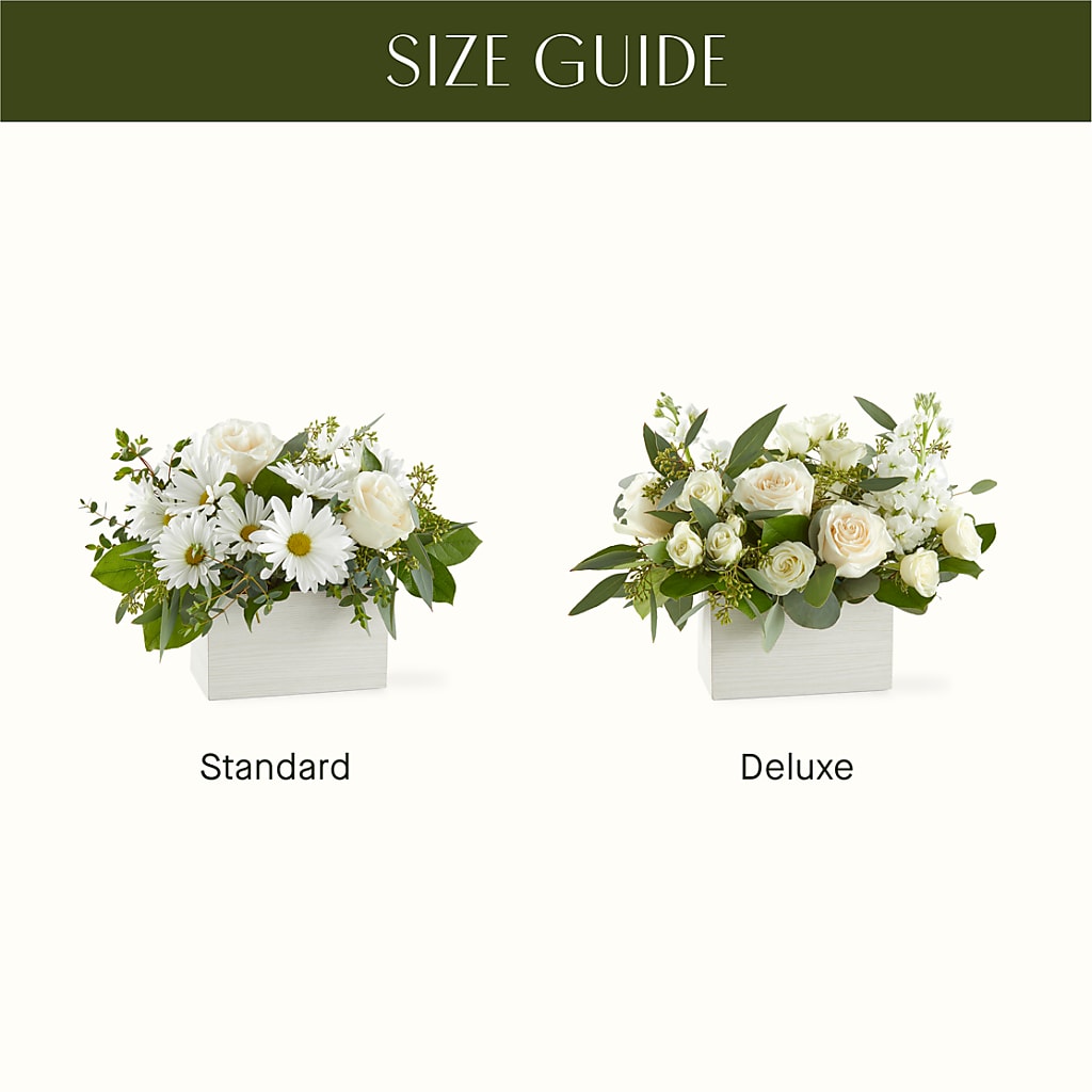 Fresh Linen Box Bouquet –  Gilberts Flowers, Fenwick ON