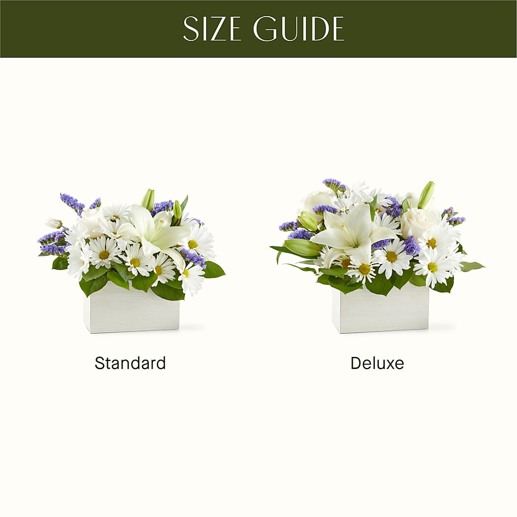Beyond Blue Box Bouquet –  Gilberts Flowers, Fenwick ON