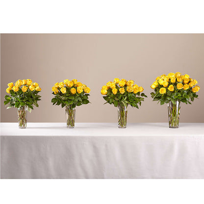 Long Stem Yellow Rose Bouquet –  Gilberts Flowers, Fenwick ON