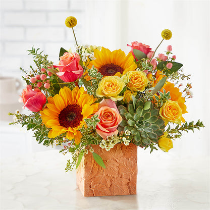 Sunflower Season Bouquet –  Gilberts Flowers, Fenwick ON