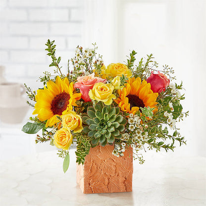 Sunflower Season Bouquet –  Gilberts Flowers, Fenwick ON