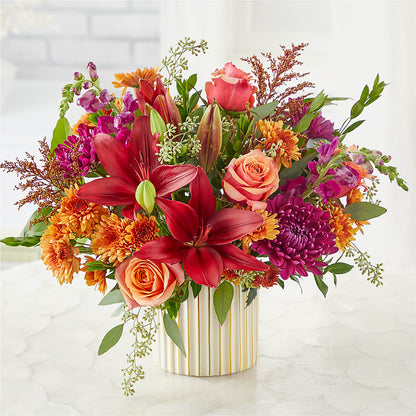 Burgundy Landscape Bouquet –  Gilberts Flowers, Fenwick ON