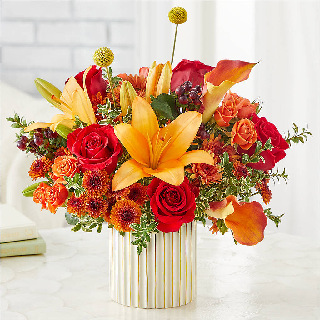 Scarlet Skies Bouquet –  Gilberts Flowers, Fenwick ON