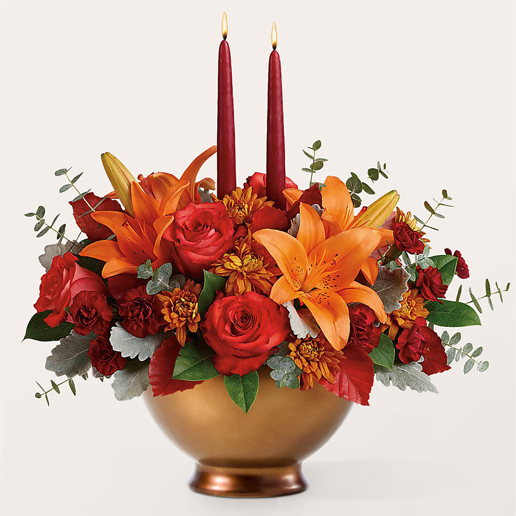 Fruits of Fall Centerpiece –  Gilberts Flowers, Fenwick ON