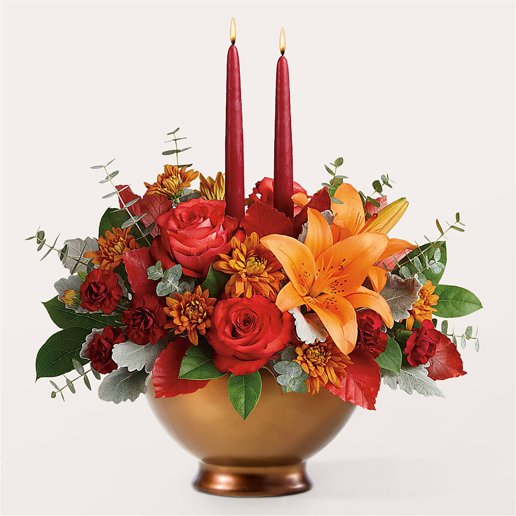 Fruits of Fall Centerpiece –  Gilberts Flowers, Fenwick ON