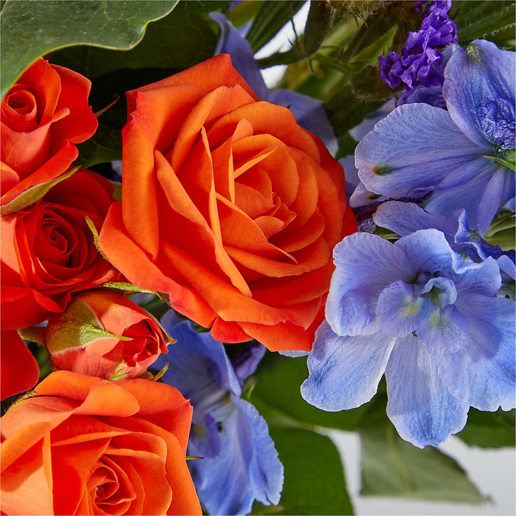 Radiant Citrus Bouquet –  Gilberts Flowers, Fenwick ON