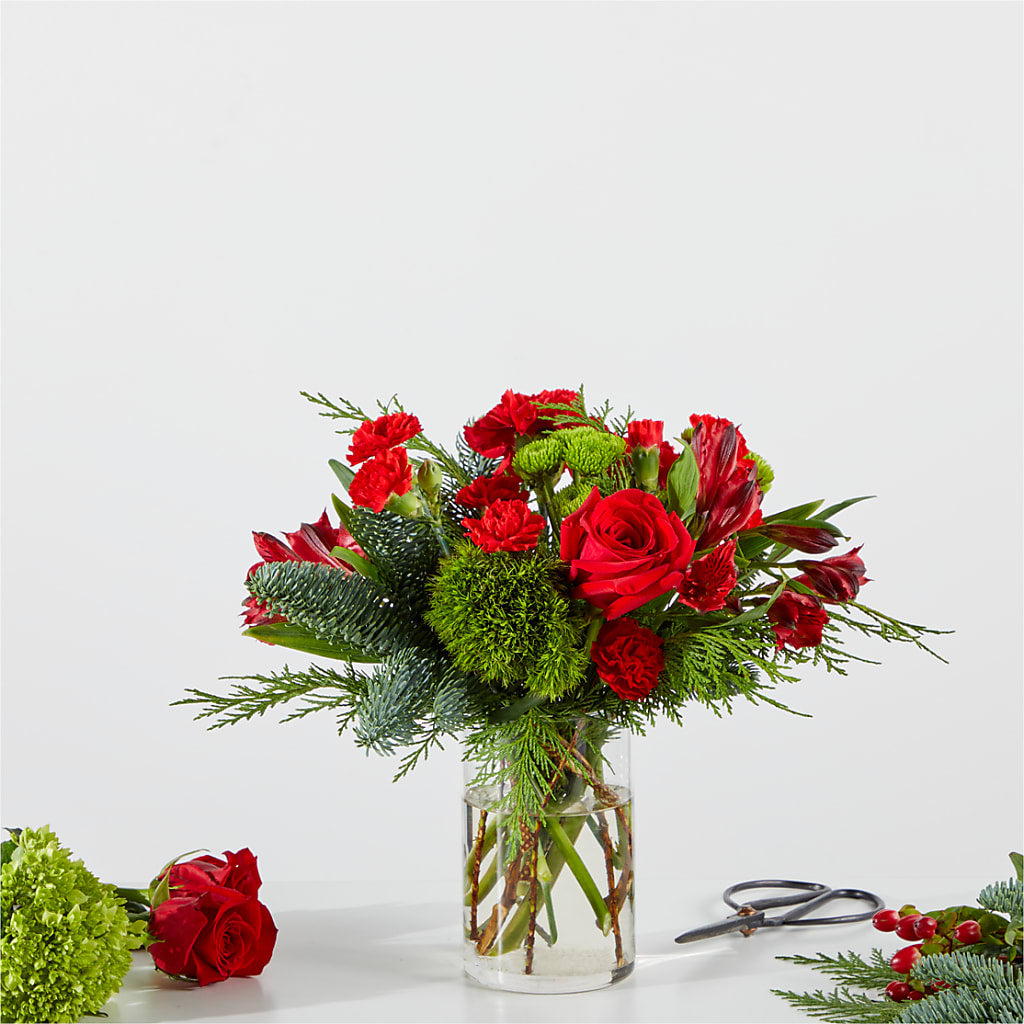 Merry Moment Bouquet – A Florist Original –  Gilberts Flowers, Fenwick ON