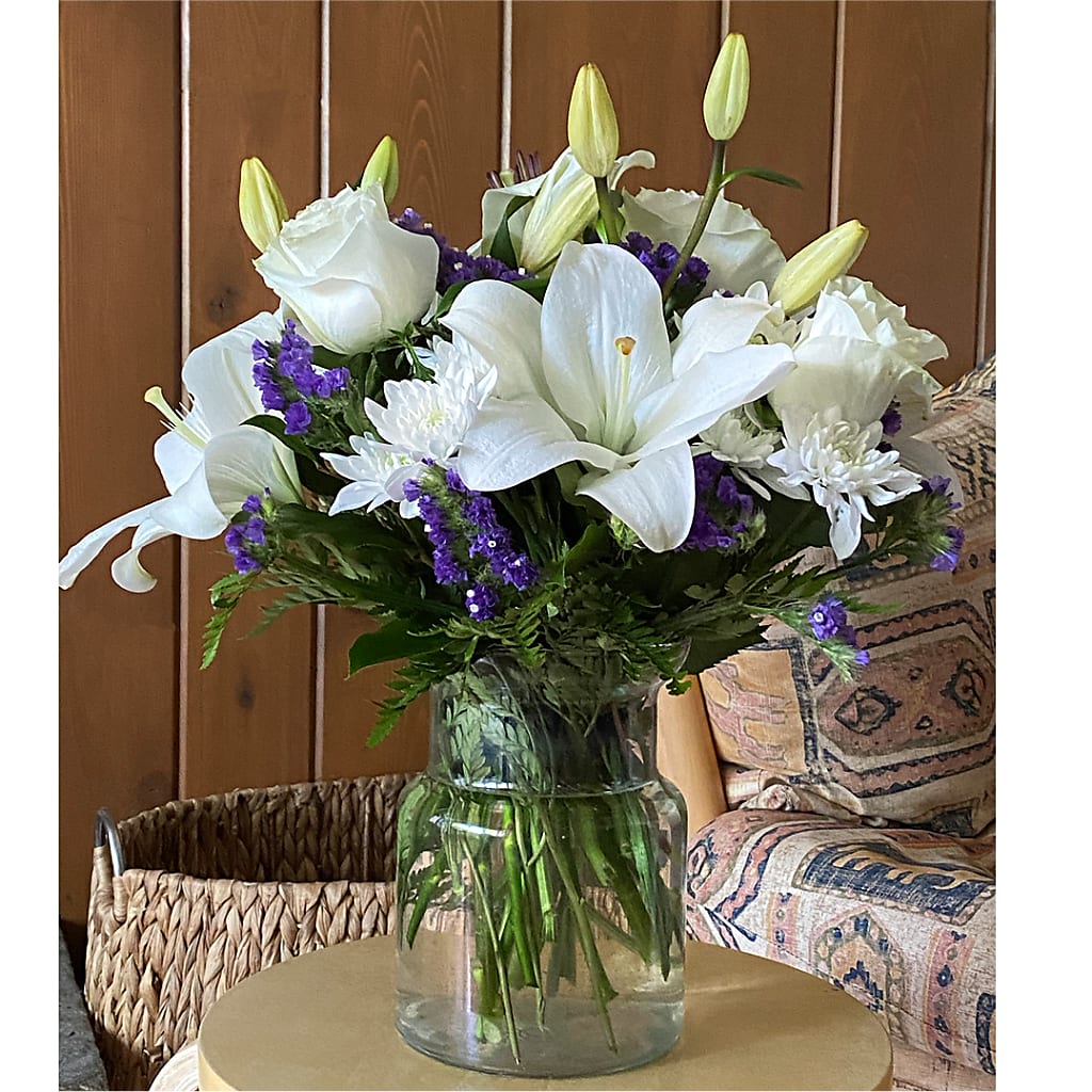 Beyond Blue Bouquet –  Gilberts Flowers, Fenwick ON