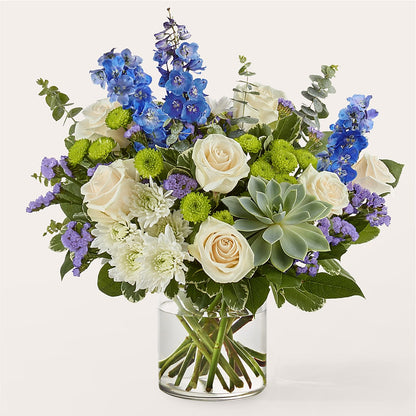 Cerulean Waves Bouquet –  Gilberts Flowers, Fenwick ON