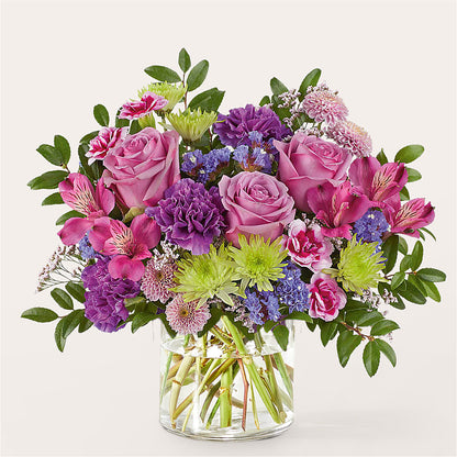 Glass Half Full Bouquet –  Gilberts Flowers, Fenwick ON