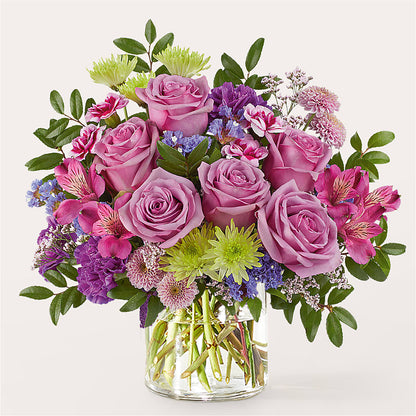 Glass Half Full Bouquet –  Gilberts Flowers, Fenwick ON
