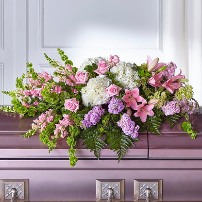 Life's Gratitude Casket Spray –  Gilberts Flowers, Fenwick ON