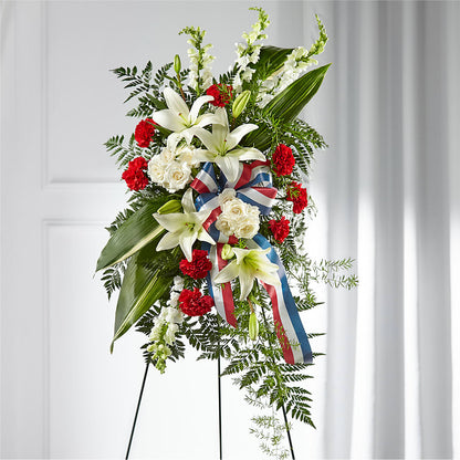 Stars of Life Standing Spray –  Gilberts Flowers, Fenwick ON