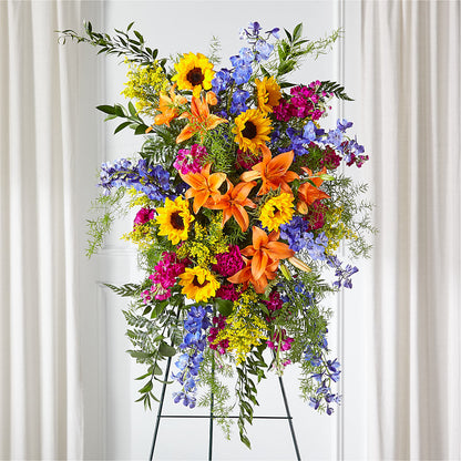 Sunlit Memories Standing Spray (Standard) –  Gilberts Flowers, Fenwick ON