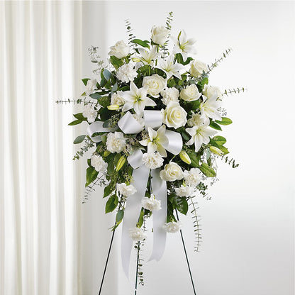 With Care Standing Spray –  Gilberts Flowers, Fenwick ON