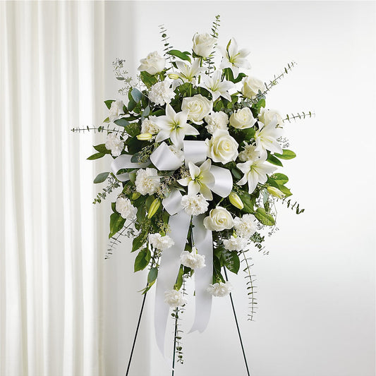 With Care Standing Spray –  Gilberts Flowers, Fenwick ON