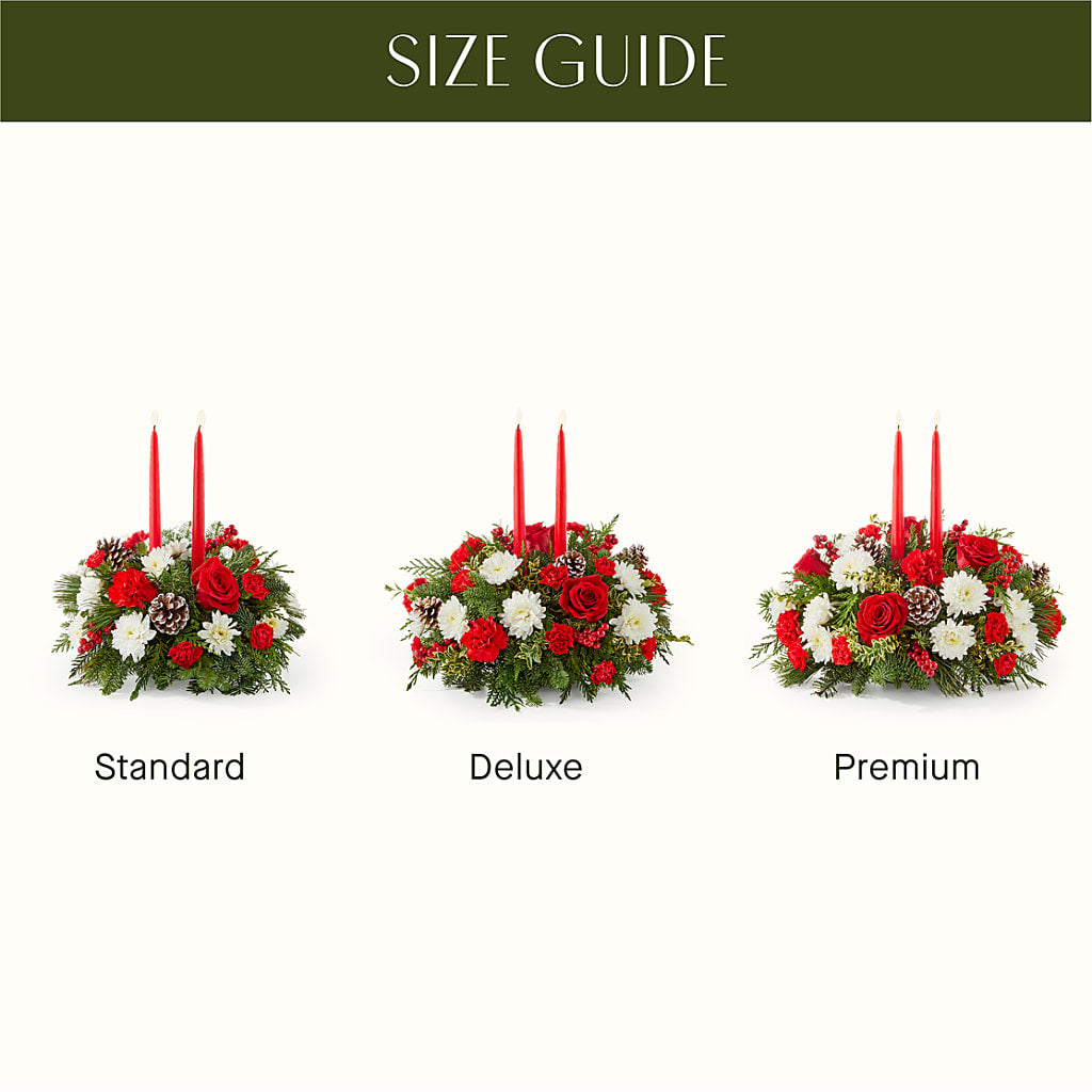 Holiday Soiree Centerpiece –  Gilberts Flowers, Fenwick ON