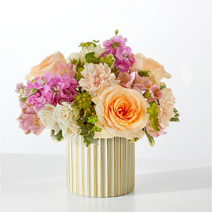 Paradise Bouquet with Ivory Vase –  Gilberts Flowers, Fenwick ON