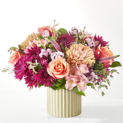 Berry Cobbler Bouquet with Ivory Vase –  Gilberts Flowers, Fenwick ON
