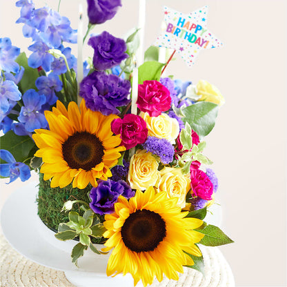 Star of the Day Floral Cake –  Gilberts Flowers, Fenwick ON