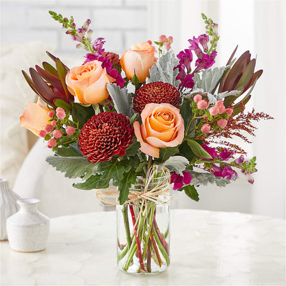 Moody Hues Bouquet –  Gilberts Flowers, Fenwick ON